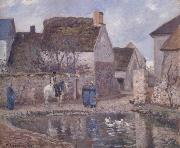 Camille Pissarro The pond at Ennery oil painting picture wholesale